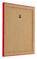 Photo Frame 20x20cm Red MDF Pisa Back Oblique | Yourdecoration.co.uk