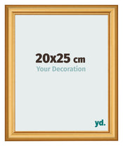 Photo Frame 20x25cm Gold Matte MDF Lazio Front Size | Yourdecoration.co.uk