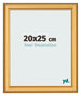 Photo Frame 20x25cm Gold Matte MDF Lazio Front Size | Yourdecoration.co.uk