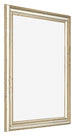 Photo Frame 20x25cm Metallic Gloss MDF Lazio Front Oblique | Yourdecoration.co.uk