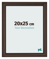 Photo Frame 20x25cm Oak Dark MDF Lazio Front Size | Yourdecoration.co.uk