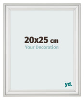 Photo Frame 20x25cm White Swept MDF Lazio Front Size | Yourdecoration.co.uk