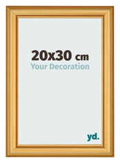 Photo Frame 20x30cm Gold Matte MDF Lazio Front Size | Yourdecoration.co.uk