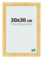 Photo Frame 20x30cm Gold Vintage MDF Pisa Front Size | Yourdecoration.co.uk