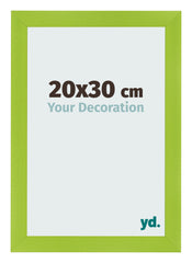 Photo Frame 20x30cm Green MDF Pisa Front Size | Yourdecoration.co.uk