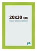 Photo Frame 20x30cm Green MDF Pisa Front Size | Yourdecoration.co.uk