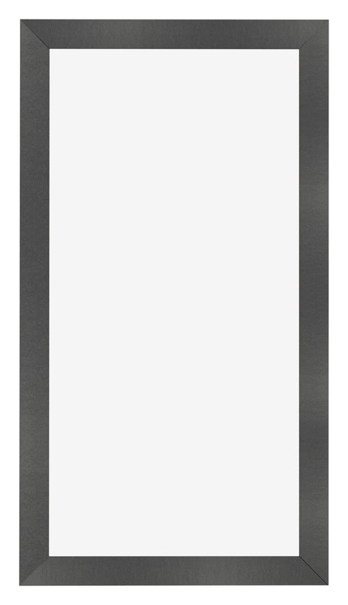 Photo Frame 20x40cm Black Silver Polished MDF Pisa Front | Yourdecoration.co.uk