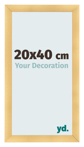 Photo Frame 20x40cm Gold Vintage MDF Pisa Front Size | Yourdecoration.co.uk