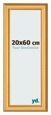 Photo Frame 20x60cm Gold Matte MDF Lazio Front Size | Yourdecoration.co.uk