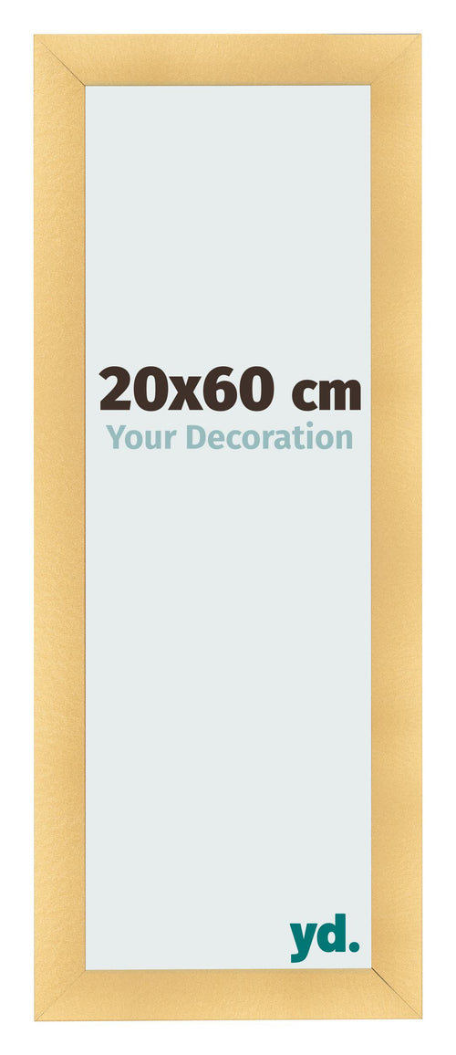 Photo Frame 20x60cm Gold Vintage MDF Pisa Front Size | Yourdecoration.co.uk