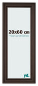 Photo Frame 20x60cm Oak Dark MDF Lazio Front Size | Yourdecoration.co.uk