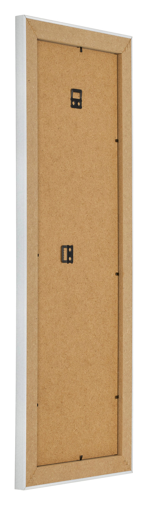 Photo Frame 20x60cm Silver Black Swept MDF Pisa Back Oblique | Yourdecoration.co.uk