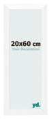 Photo Frame 20x60cm White Vintage MDF Pisa Front Size | Yourdecoration.co.uk