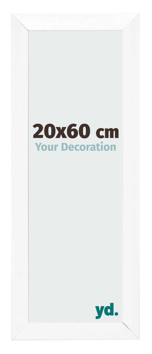 Photo Frame 20x60cm White Vintage MDF Pisa Front Size | Yourdecoration.co.uk