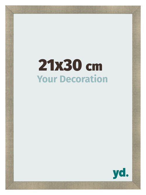 Photo Frame 21x30cm Gold Vintage MDF Pisa Front Size | Yourdecoration.co.uk