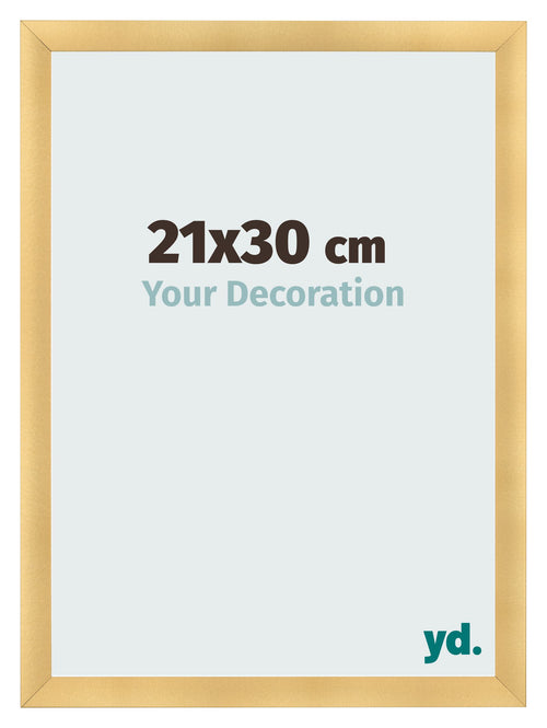 Photo Frame 21x30cm Gold Vintage MDF Pisa Front Size | Yourdecoration.co.uk