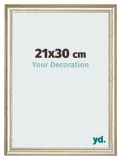 Photo Frame 21x30cm Metallic Gloss MDF Lazio Front Size | Yourdecoration.co.uk