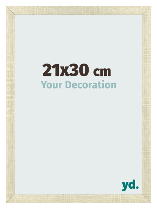 Photo Frame 21x30cm Sonoma Oak MDF Pisa Front Size | Yourdecoration.co.uk