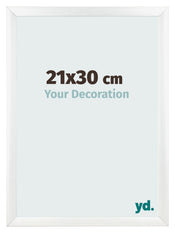 Photo Frame 21x30cm White Vintage MDF Pisa Front Size | Yourdecoration.co.uk