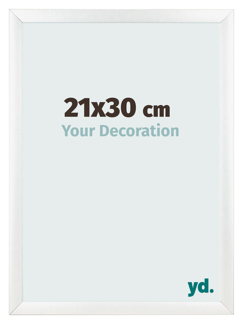 Photo Frame 21x30cm White Vintage MDF Pisa Front Size | Yourdecoration.co.uk