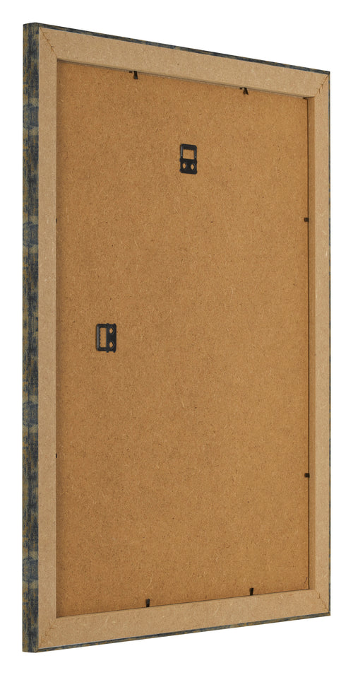 Photo Frame 24x30cm Blue Gold Melange MDF Pisa Back Oblique | Yourdecoration.co.uk