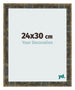 Photo Frame 24x30cm Blue Gold Melange MDF Pisa Front Size | Yourdecoration.co.uk