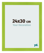Photo Frame 24x30cm Green MDF Pisa Front Size | Yourdecoration.co.uk