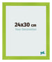 Photo Frame 24x30cm Green MDF Pisa Front Size | Yourdecoration.co.uk