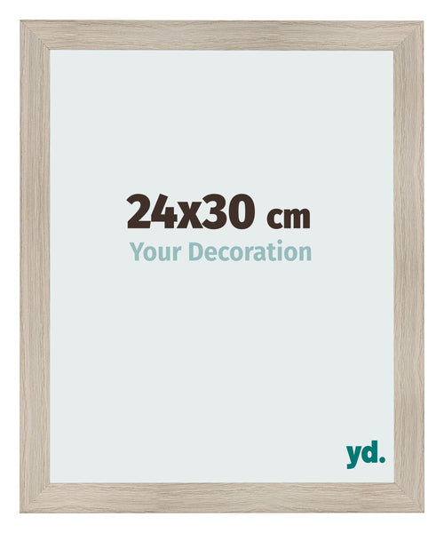 Photo Frame 24x30cm Oak Rustic MDF Pisa Front Size | Yourdecoration.co.uk