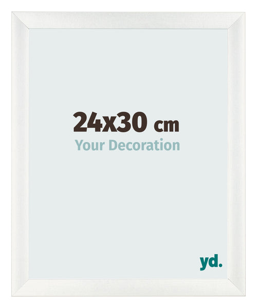 Photo Frame 24x30cm White Vintage MDF Pisa Front Size | Yourdecoration.co.uk