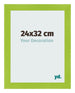 Photo Frame 24x32cm Green MDF Pisa Front Size | Yourdecoration.co.uk