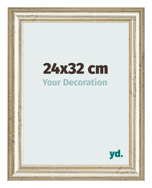 Photo Frame 24x32cm Metallic Gloss MDF Lazio Front Size | Yourdecoration.co.uk