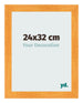 Photo Frame 24x32cm Orange MDF Pisa Front Size | Yourdecoration.co.uk
