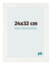 Photo Frame 24x32cm White Vintage MDF Pisa Front Size | Yourdecoration.co.uk
