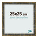 Photo Frame 25x25cm Blue Gold Melange MDF Pisa Front Size | Yourdecoration.co.uk