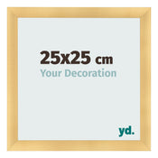 Photo Frame 25x25cm Gold Vintage MDF Pisa Front Size | Yourdecoration.co.uk