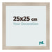 Photo Frame 25x25cm Oak Rustic MDF Pisa Front Size | Yourdecoration.co.uk