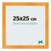 Photo Frame 25x25cm Orange MDF Pisa Front Size | Yourdecoration.co.uk
