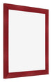 Photo Frame 25x25cm Wine Red Swept MDF Pisa Front Oblique | Yourdecoration.co.uk