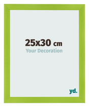 Photo Frame 25x30cm Green MDF Pisa Front Size | Yourdecoration.co.uk