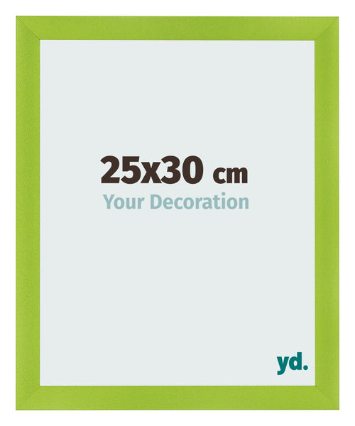 Photo Frame 25x30cm Green MDF Pisa Front Size | Yourdecoration.co.uk