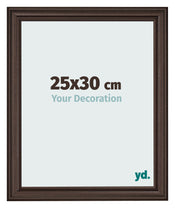 Photo Frame 25x30cm Oak Dark MDF Lazio Front Size | Yourdecoration.co.uk