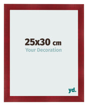 Photo Frame 25x30cm Wine Red Swept MDF Pisa Front Size | Yourdecoration.co.uk