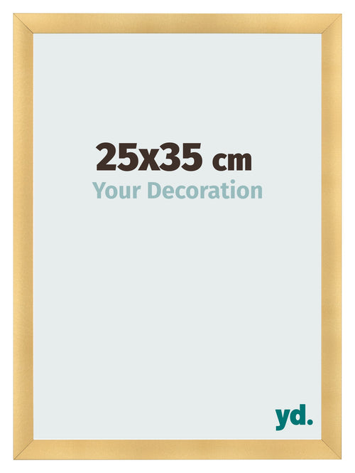 Photo Frame 25x35cm Gold Vintage MDF Pisa Front Size | Yourdecoration.co.uk