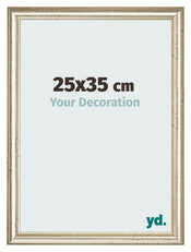 Photo Frame 25x35cm Metallic Gloss MDF Lazio Front Size | Yourdecoration.co.uk