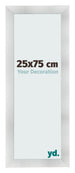 Photo Frame 25x75cm Aluminum Brushed MDF Pisa Front Size | Yourdecoration.co.uk