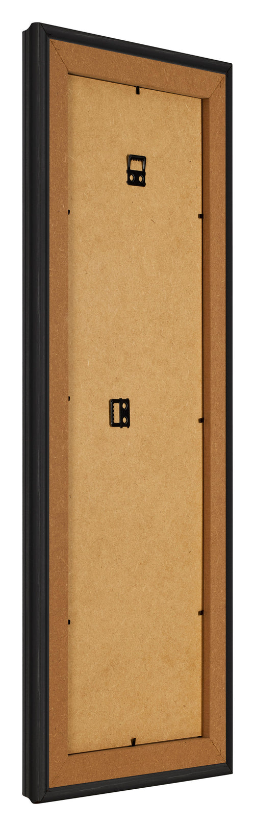 Photo Frame 25x75cm Black Woodgrain MDF Lazio Back Oblique | Yourdecoration.co.uk