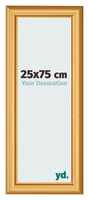 Photo Frame 25x75cm Gold Matte MDF Lazio Front Size | Yourdecoration.co.uk