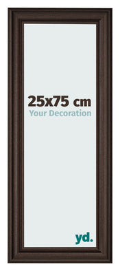Photo Frame 25x75cm Oak Dark MDF Lazio Front Size | Yourdecoration.co.uk