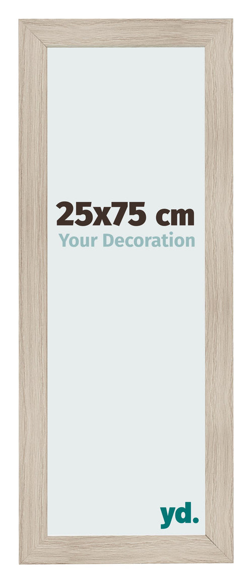 Photo Frame 25x75cm Oak Rustic MDF Pisa Front Size | Yourdecoration.co.uk